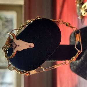 Gold and Silver Bull Head Bracelets